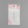 A set of buttons, 4 punctures, d = 18 mm, 10 pcs, in a blister, white color