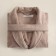 Tainted female bathrobe SL Home: Basic "Sabbia", size XL, 100% cotton, 420 g/m2