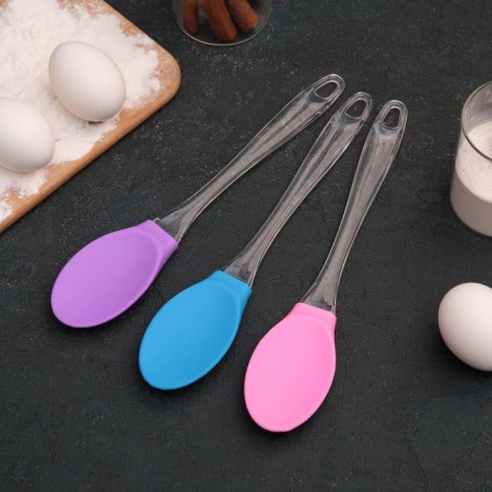 Spoon Garnish shares "ice", silicone, 25 cm, mix color-7