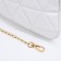 Bag Cross-Bodi with a zipper, white color