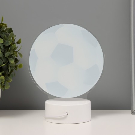 Lumber "Football" LED 3000K USB/from batteries 3haa white 14.5x9x18.5 cm-3