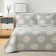 Bedspread, size 250x260 cm, gray color