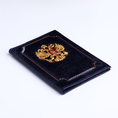 Cover for passport, blue color-3