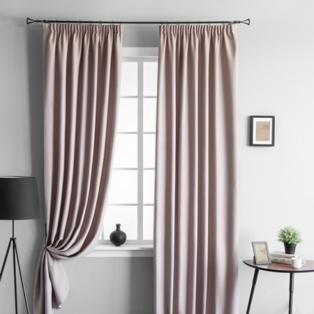 Set of curtains "Blackwood", size 2x200x270 cm, beige color