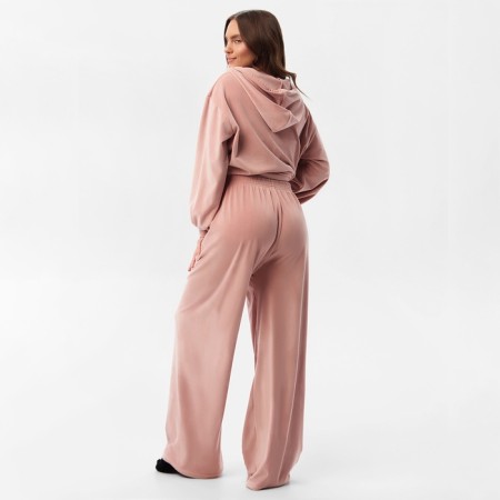 Костюм женский (рубашка с капюшоном и брюки) KAFTAN Plushy р. 44-46, розовый-7