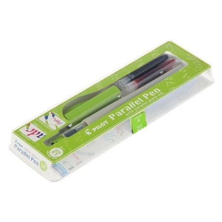 Feature handle for calligraphy Pilot Parallel Pen, 3.8 mm, (IC-P3 cartridge), set in case-3