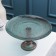 Serving dish for inspiration, d = 28 cm, on the leg, emerald color