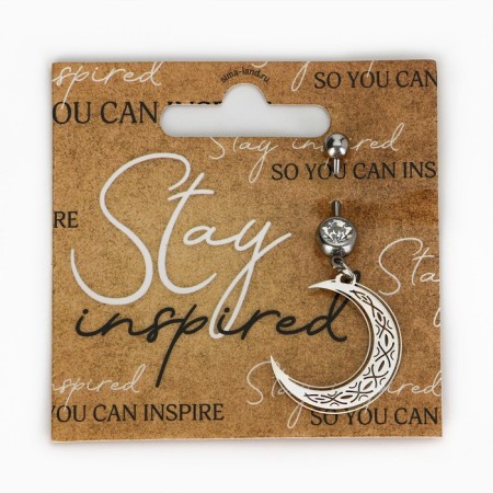 Stay Inspired navel piercing, 5 x 2 cm-4