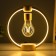 Table lamp "Circle Levitation" LED 23x23 cm Risalux