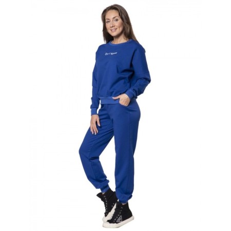 Women's suit Don`t Speak, size 50, cornflower color-3