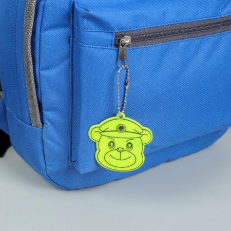 The reflective element "Bear", bilateral, 6.5 × 6.5 cm, color mix-1