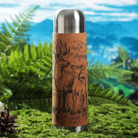 Set "Russian Hunt", thermos 500 ml, mug 2 pcs-2