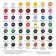 Acrylic art tube paint 250 ml, Brauberg Art Classic, Red Bright