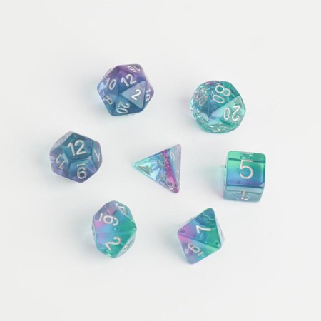 Cubes set for D&D (Dungeons and Dragons, DND), series: D&D, "Game time. Almaz", 7 pcs-1