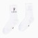 Women's socks, white color, size 23-25 ​​(36-38)
