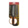 Scissors 20.5 cm Erichkrause Protector, with a cover, reinforced, shock-resistant, gray-orange