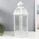 Summary metal, glass "Lantern-openwork tower" Nr 3 pcs D-8, 13, 16 cm white 48x23 cm