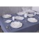 Ceramic Ceramic dish, 23 × 18 cm, white color