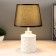 Laboil table lamp E14 40W Black and White 20x20x33cm Risalux