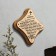 Tablet "Parenting Prayer", Palisander color, 17.5x17.5x2 cm, birch