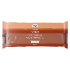 Plasticine sculptural terracotta, soft, 1000 g, 