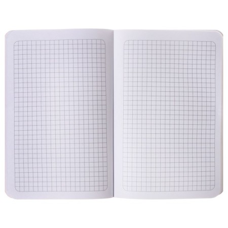 Notepad A6 40 sheets, in the cage "Funny Siba-Inu", cardboard cover, selective varnish, block 80 g/m2-2