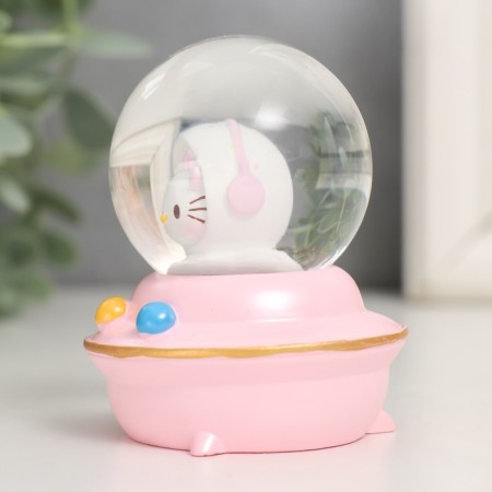 Souvenir Polystone Water Ball Light "Beast-cosmonaut" mix 7x5x5x5.5 cm-5