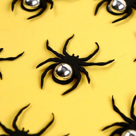 Silver spiders, set 12 pieces-2