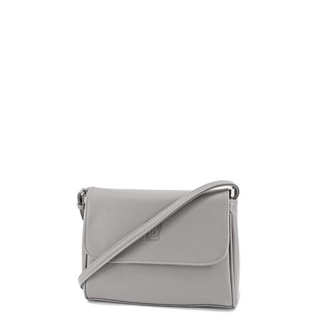 Messenger bag, valve department, gray-beige color 21x26x7cm-1