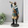 Polystone souvenir "English cartoon Buldog with telescope pipe" 17x11.5x31.5 cm