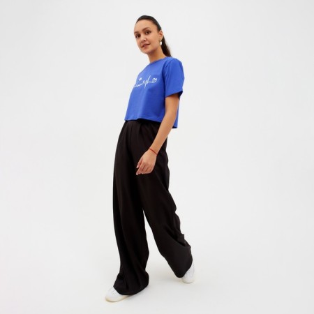 T -shirt shortened female minku color electro, size 48-1