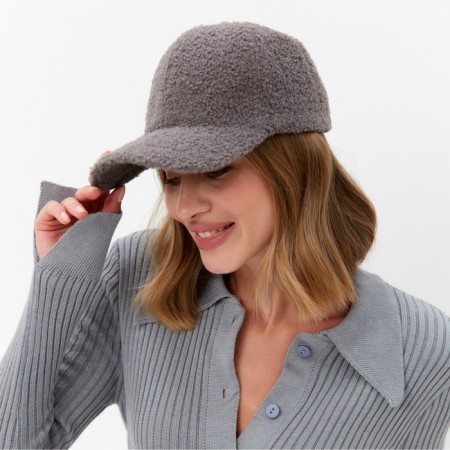 Basebolok Warm Warm Minaku lamb 52-58 Gray