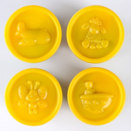 Bank sculpting dough 4 colors in 25 g + molder mold-5