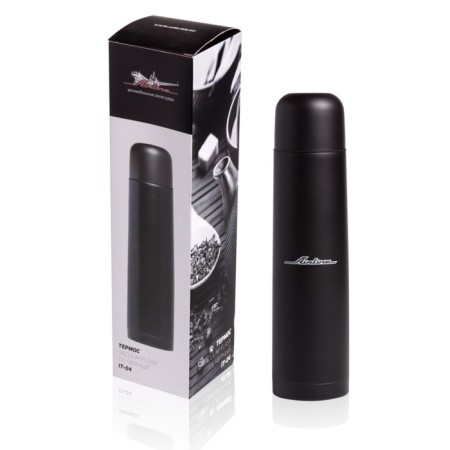 Airline thermos, 1 l, black