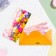 Money envelope "Congratulations!" Bouquet of tulips, 16.5x8 cm
