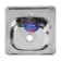 Kitchen sink Mixline 531266, mortise, thickness 0.6 mm, 38x38x15 cm, issue. 1 1/2 ", corrugations