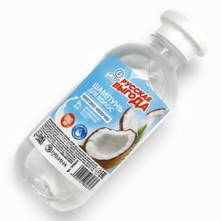 Hair shampoo Russian benefits, 300 ml, coconut milk aroma-1