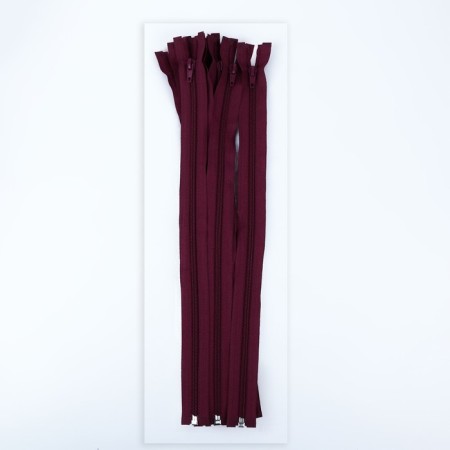 Lightning "Spiral", No. 5, detachable, castle machine, 40 cm, cherry color-2