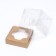 Packaging for confectionery with a lodge, craft, 15 x 15 x 14 cm
