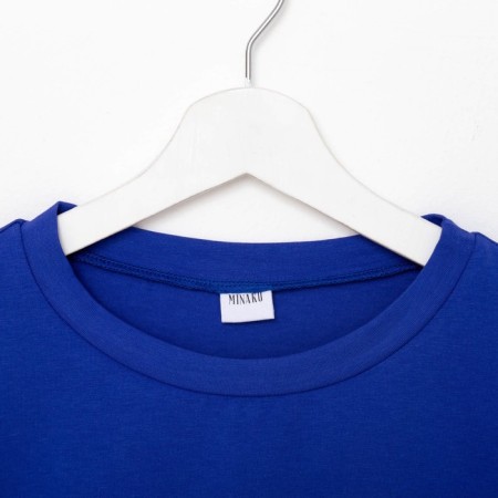 T -shirt shortened female minku color electro, size 48-6