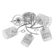 Bertie chandelier 5x40W E27 Chrome Model: 2612376