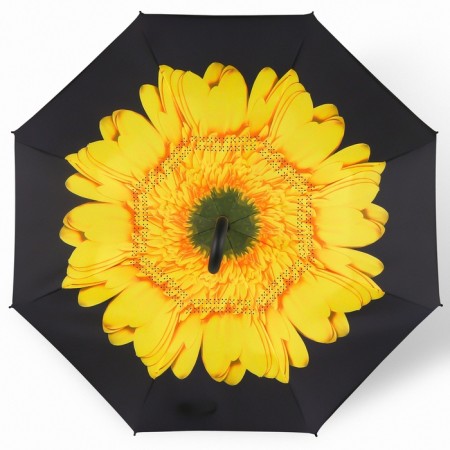 Umbrella - on the contrary, "flowers", mechanical, 8 spokes, r = 53 cm, color mix-15