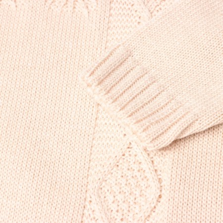 Combine Knitted Minaku, height 68-74, beige color-8