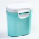 Container for storing baby food, with a spoon, color mix