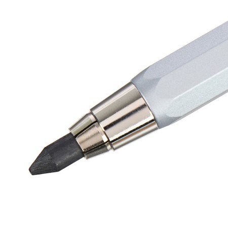 Zangovaya pencil 5.6 mm Koh-I-Noor 5340 Versatil, metal/plastic, silver case-2