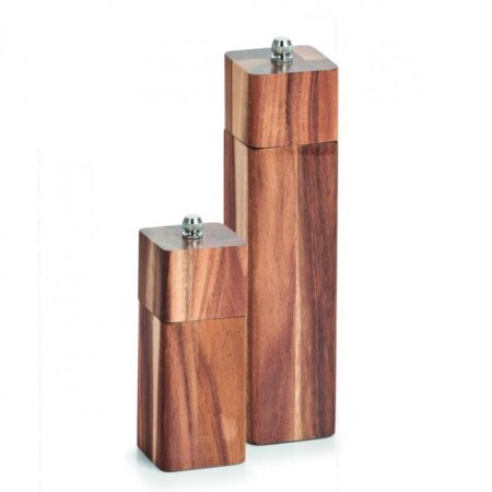 Salt grinder/pepper, 5 × 5 × 21.3 cm, acacia-1