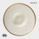 Porcelain plate for the paste Magistro Poursephona, 280 ml, d = 29.4 cm, beige color