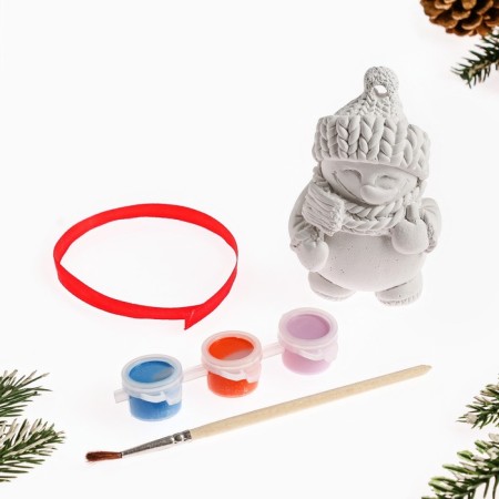 Set for coloring "Snowman" 15x10.5x4cm