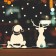 Decorative sticker for windows "Friends are tired" 60x32 cm