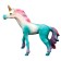 Figure "World of Fantasy: azure foal-unicoride with a colored mane"